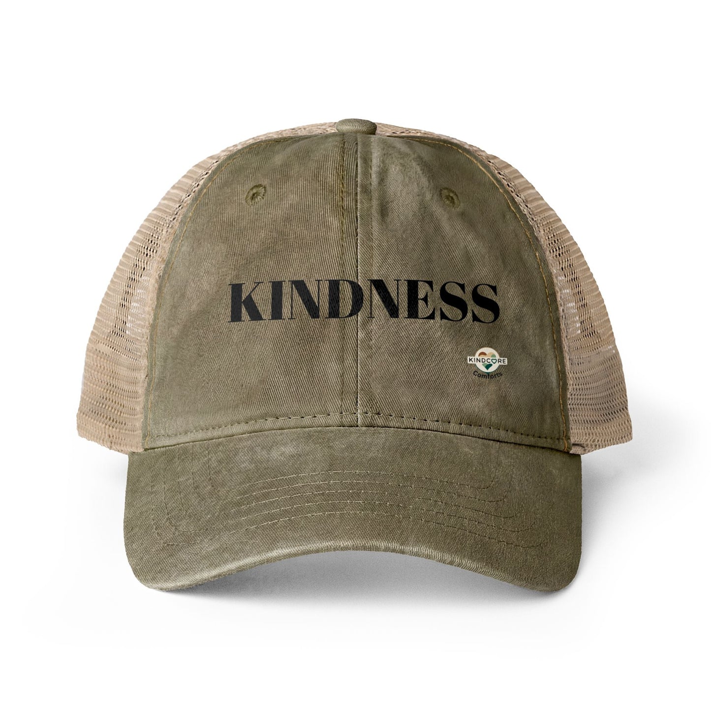 Women's Washed Mesh-Back Cap - Kindcore ComfortsWomen's Washed Mesh-Back CapOlive / CamoHatsPrintifyKindcore Comforts22581023859478706975