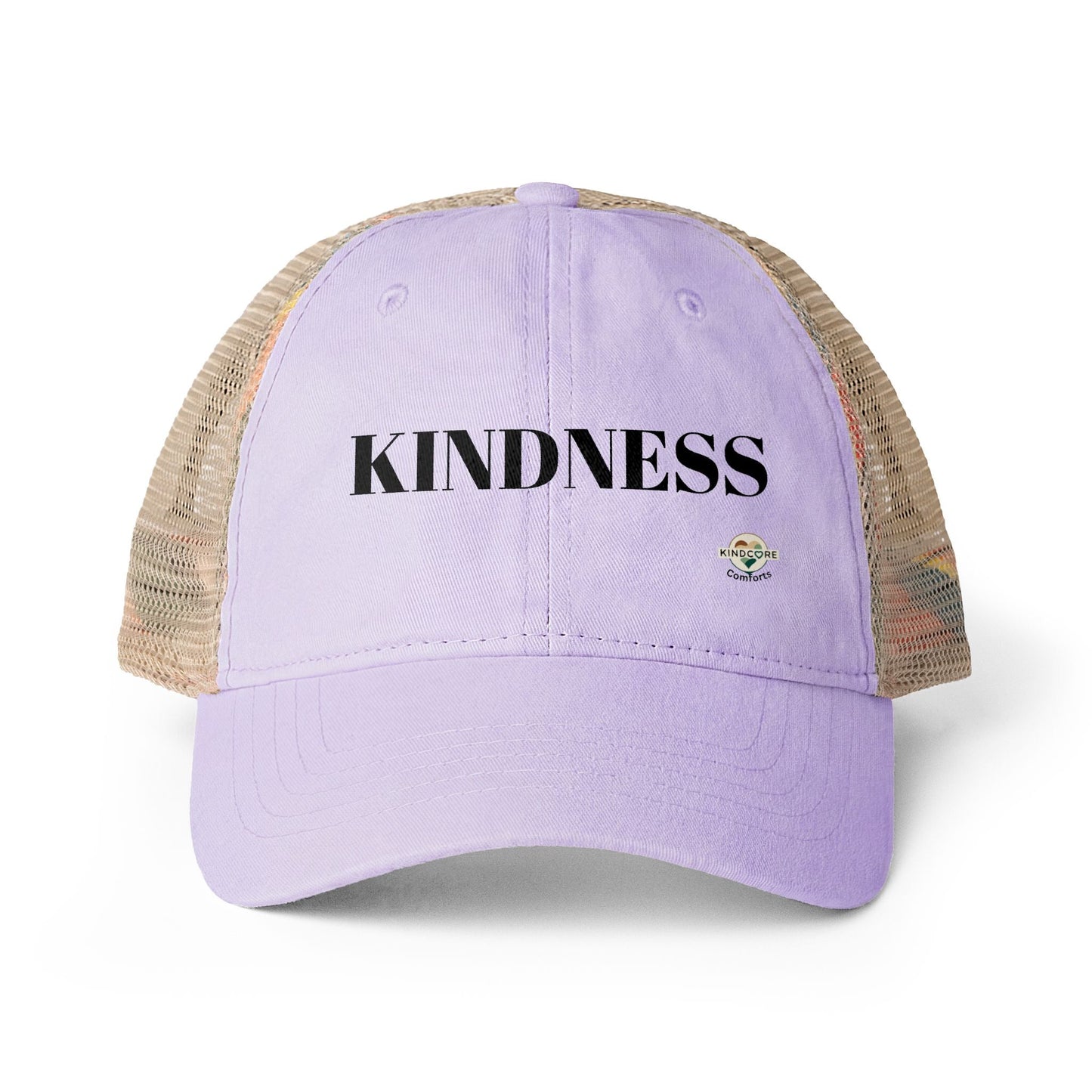Women's Washed Mesh-Back Cap - Kindcore ComfortsWomen's Washed Mesh-Back CapLavender / StripesHatsPrintifyKindcore Comforts26644237574187520709