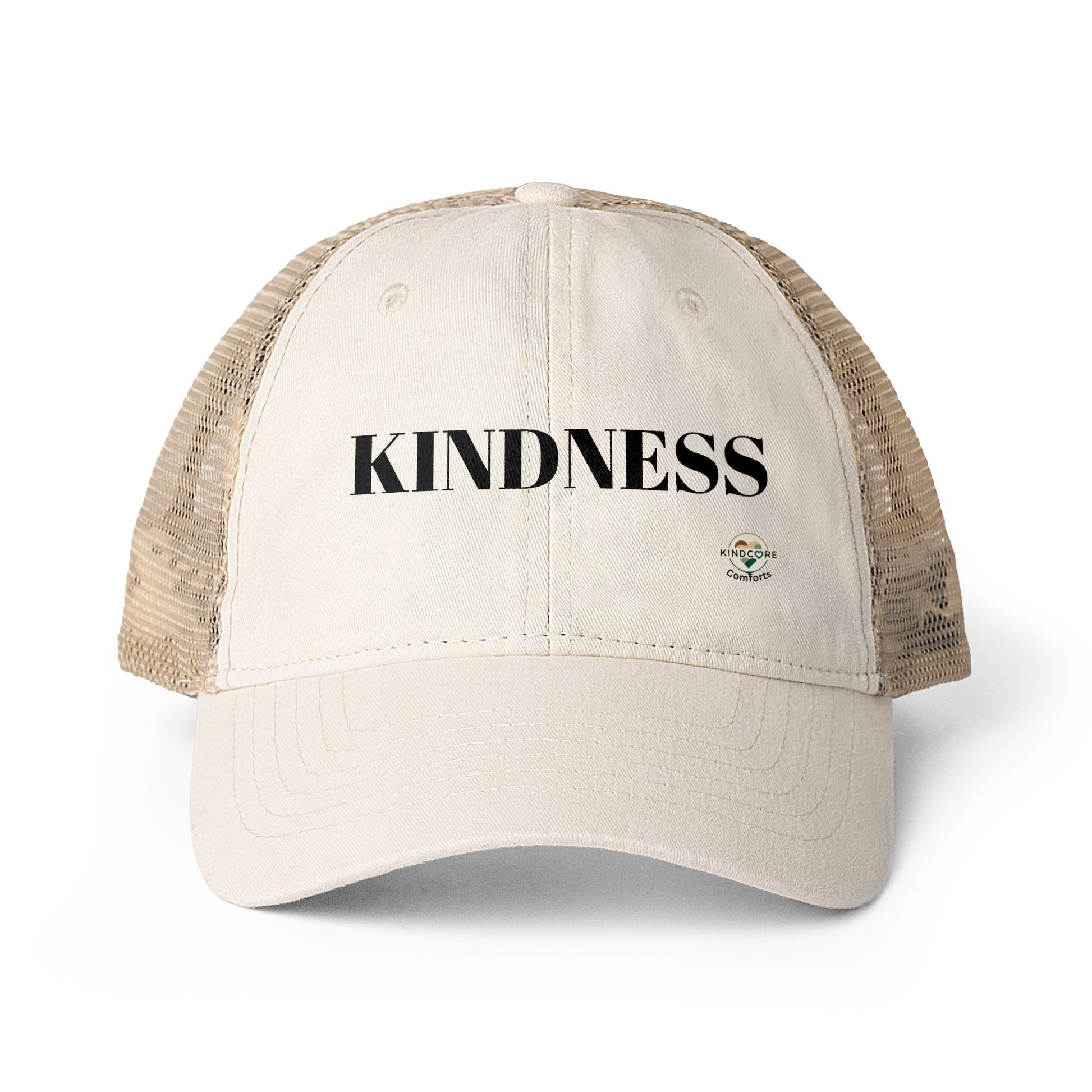 Women's Washed Mesh-Back Cap - Kindcore ComfortsWomen's Washed Mesh-Back CapSherbet / StripesHatsPrintifyKindcore Comforts11944637350663526871