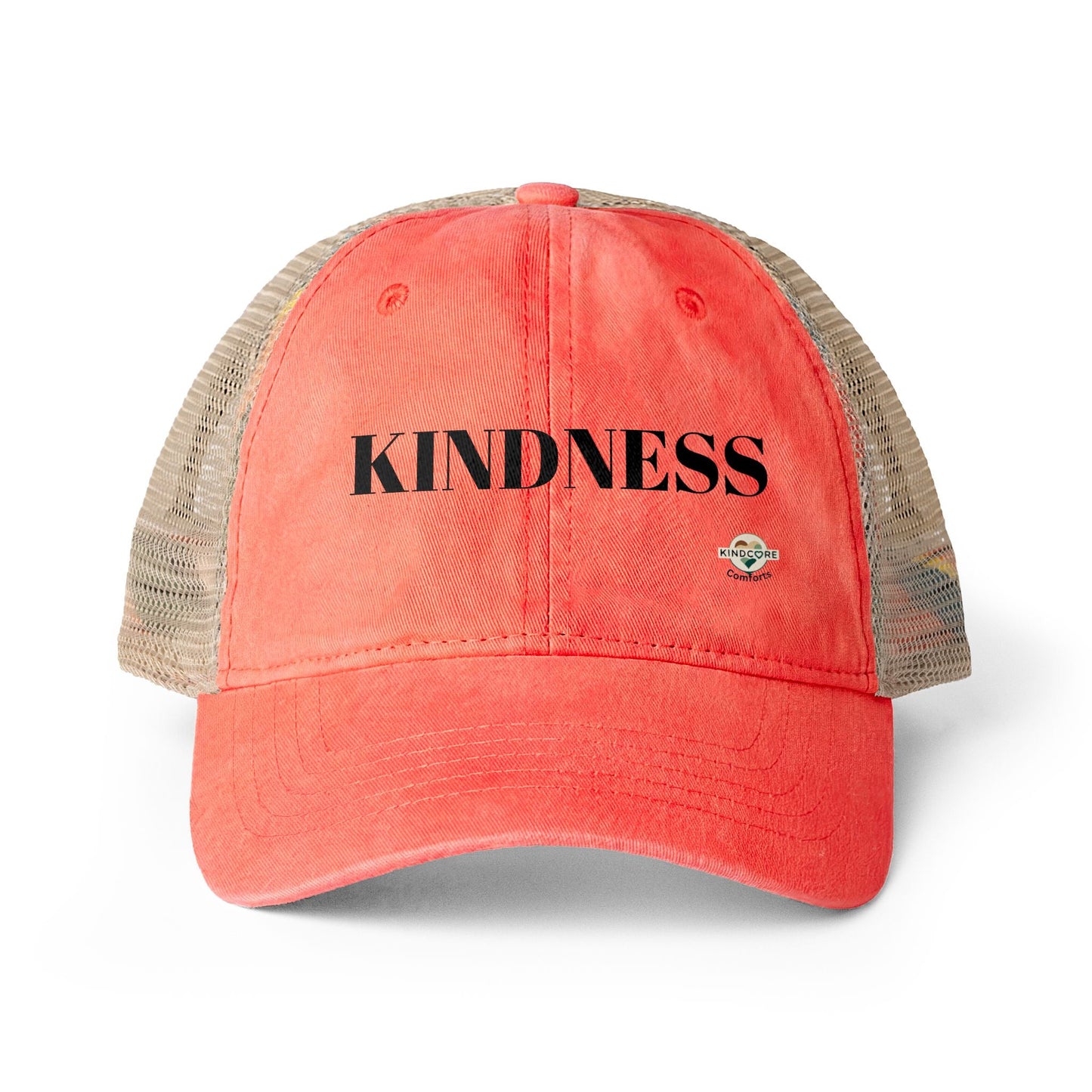 Women's Washed Mesh-Back Cap - Kindcore ComfortsWomen's Washed Mesh-Back CapSherbet / StripesHatsPrintifyKindcore Comforts11944637350663526871